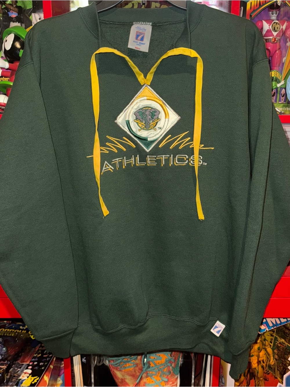 Vintage LOGO 7 x Oakland Athletics x women’s crewneck sweater
